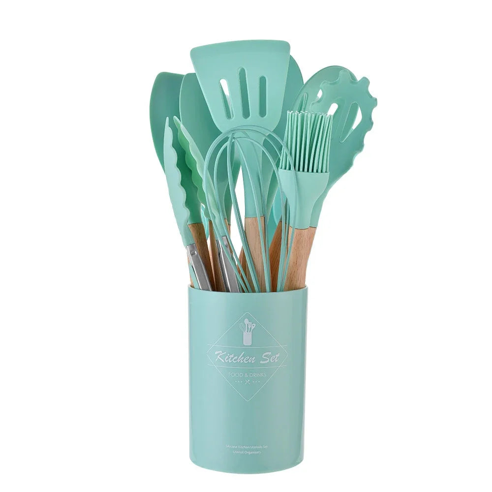MonoCook™12-Piece Silicone Kitchen Utensils Set