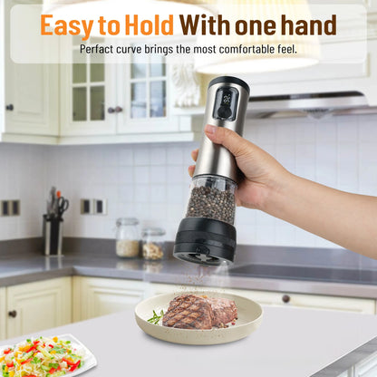 MonoCook™Automatic Electric Salt and Pepper Grinder Set
