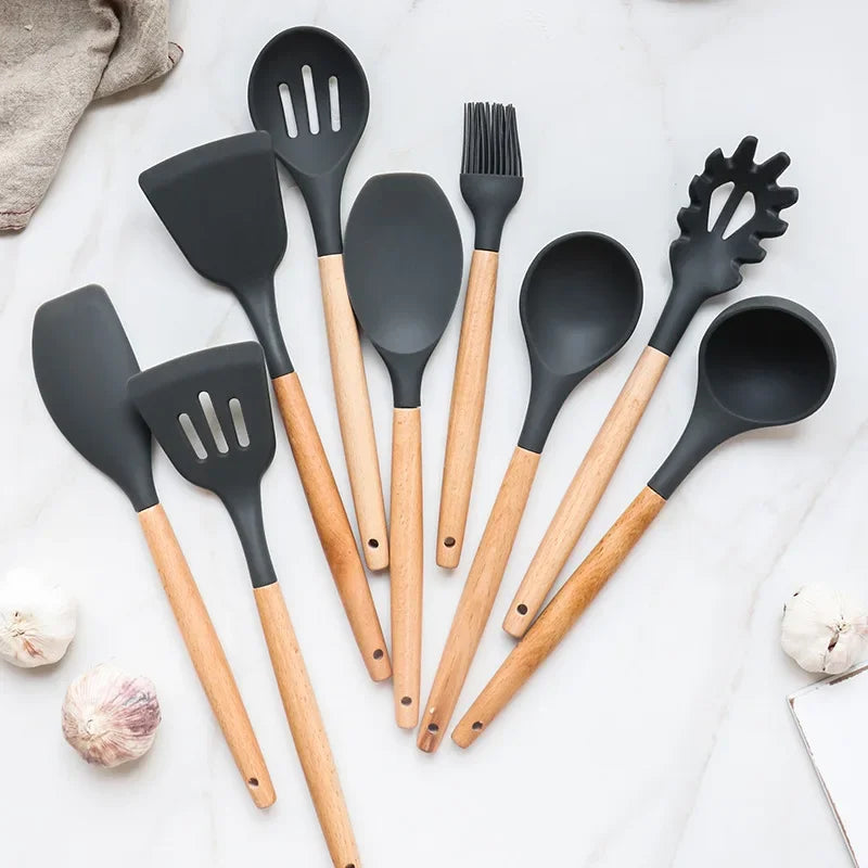 MonoCook™12-Piece Silicone Kitchen Utensils Set