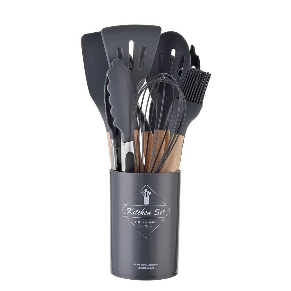 MonoCook™12-Piece Silicone Kitchen Utensils Set