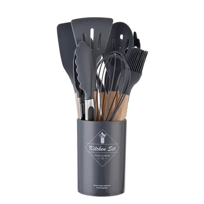 MonoCook™12-Piece Silicone Kitchen Utensils Set