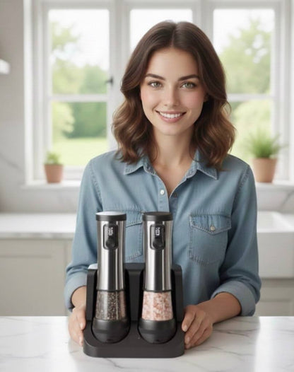 MonoCook™Automatic Electric Salt and Pepper Grinder Set